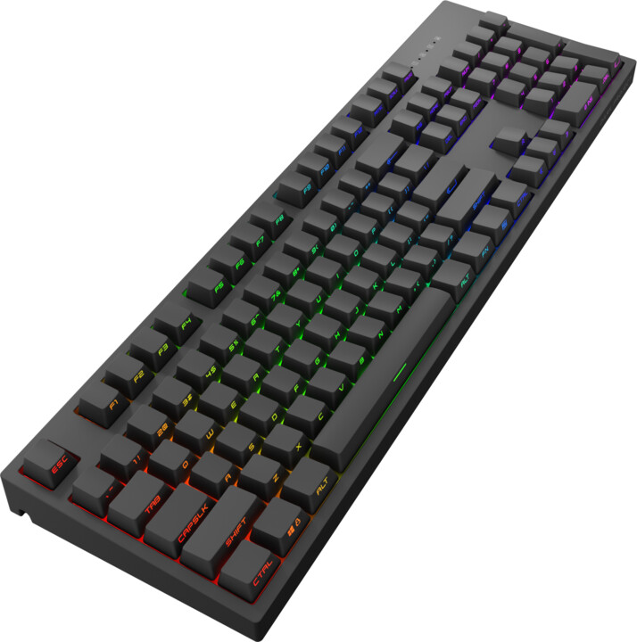 Tastierë Dark Project KD104A Side Print, Gateron Optical Red, US