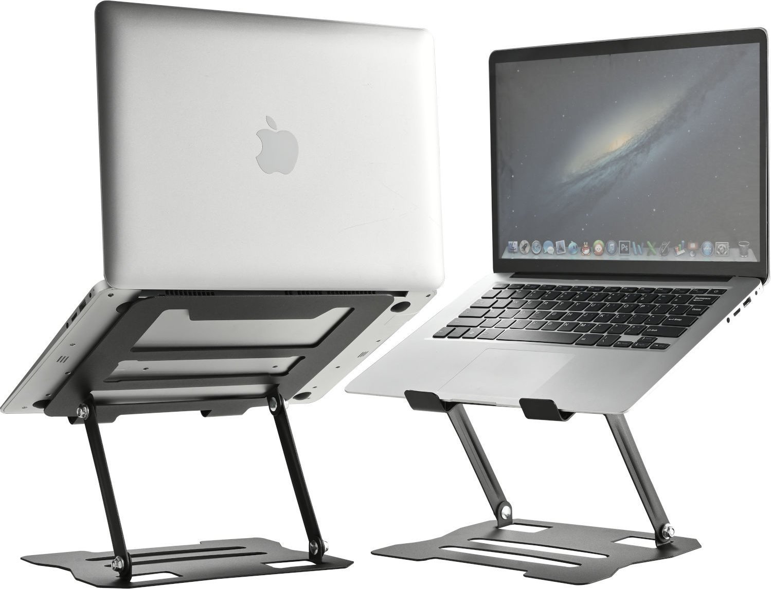 Mbajtëse laptopi Mozos Ergonomic N2-BK, e rregullueshme, ergonomike, e zezë