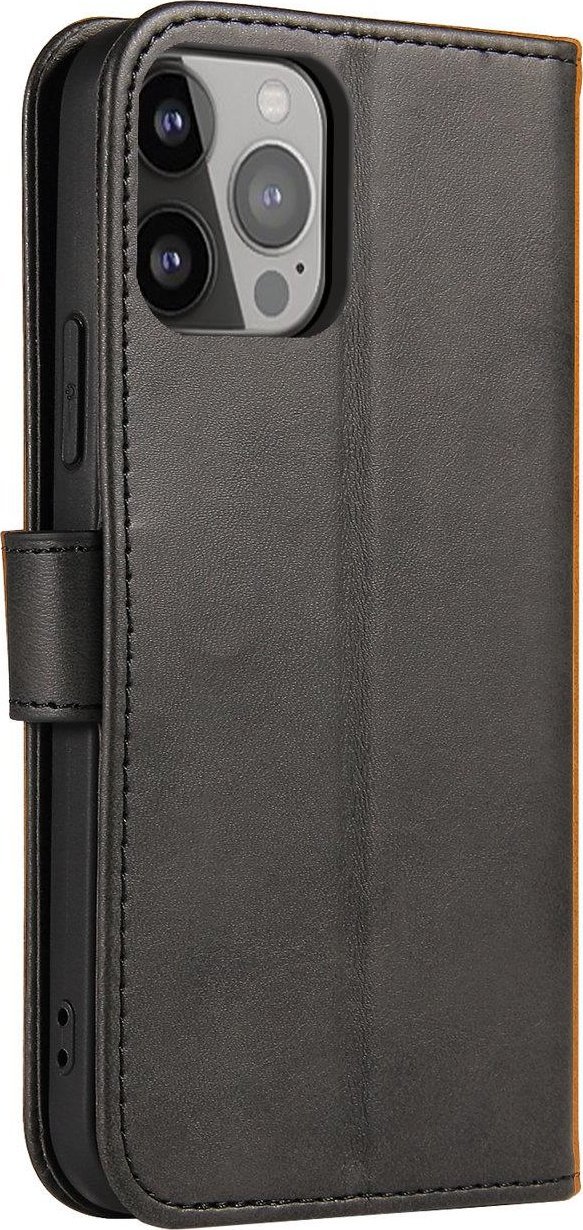 Këllëf magnetik për telefon Google Pixel 7, palosës me stand, xhepa për karta, i zi