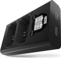 Сет полнач со батерија Newell Xtra Power DL-USB-C NP-FZ100 за Sony, 2 канали, USB-C, црн