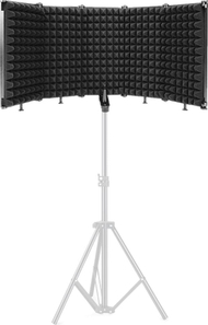 Kabinë akustike Mozos MSHIELD CABIN ECO, portative, panele të palosshme, e zezë