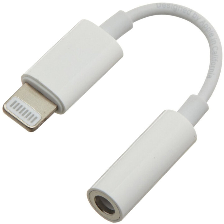 Përshtatës audio PremiumCord, Lightning në 3.5 mm stereo jack (F), i bardhë