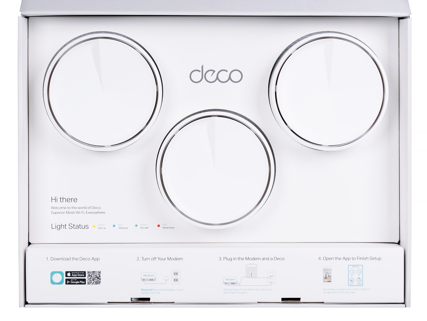 Sistem mesh TP-Link Deco X50 AX3000, Wi-Fi 6, 3000 Mbps, i bardhë