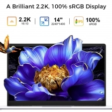 Laptopi Ninkear S14, 14", AMD Ryzen 5 7535HS, 16GB RAM, 1TB SSD, i argjendtë