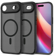 Mbrojtëse telefoni Spigen Ultra Hybrid MagSafe, për iPhone 17 Pro, Frost Black, e zezë