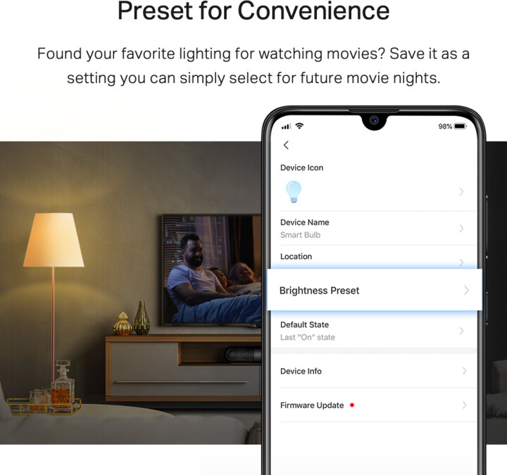 Poç TP-LINK Tapo L510E, 2700K, E27, 8.7W