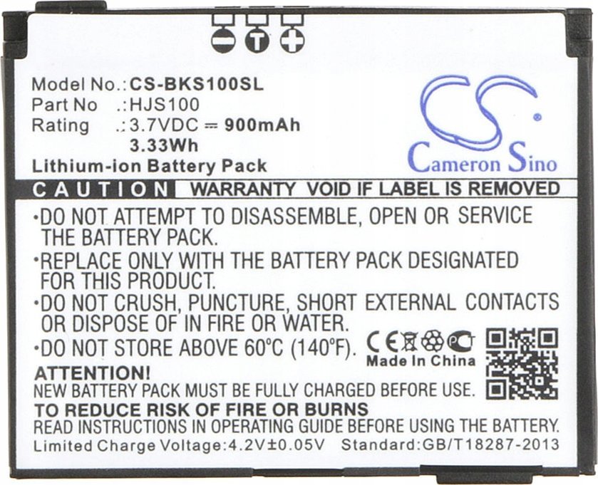 Bateri Li ion për GPS Becker HJS 100 HJS 100 Map Pilot, 3.7V, 900mAh