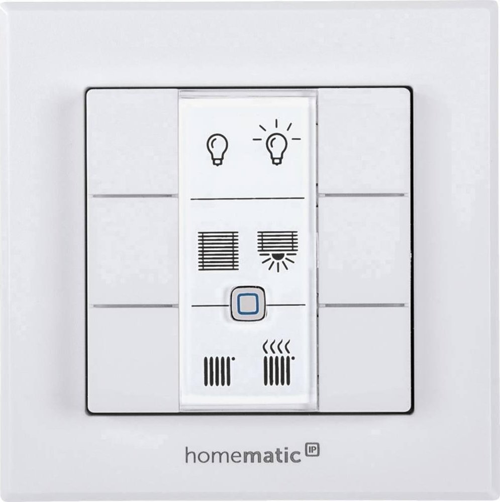 Ndërprerës muri smart HomeMatic IP HMIP WRC6, 6 butona, i bardhë
