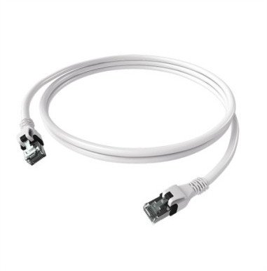 Kabllo rrjeti Zellner Group Patch Cable, CAT6a, 1m, e bardhë