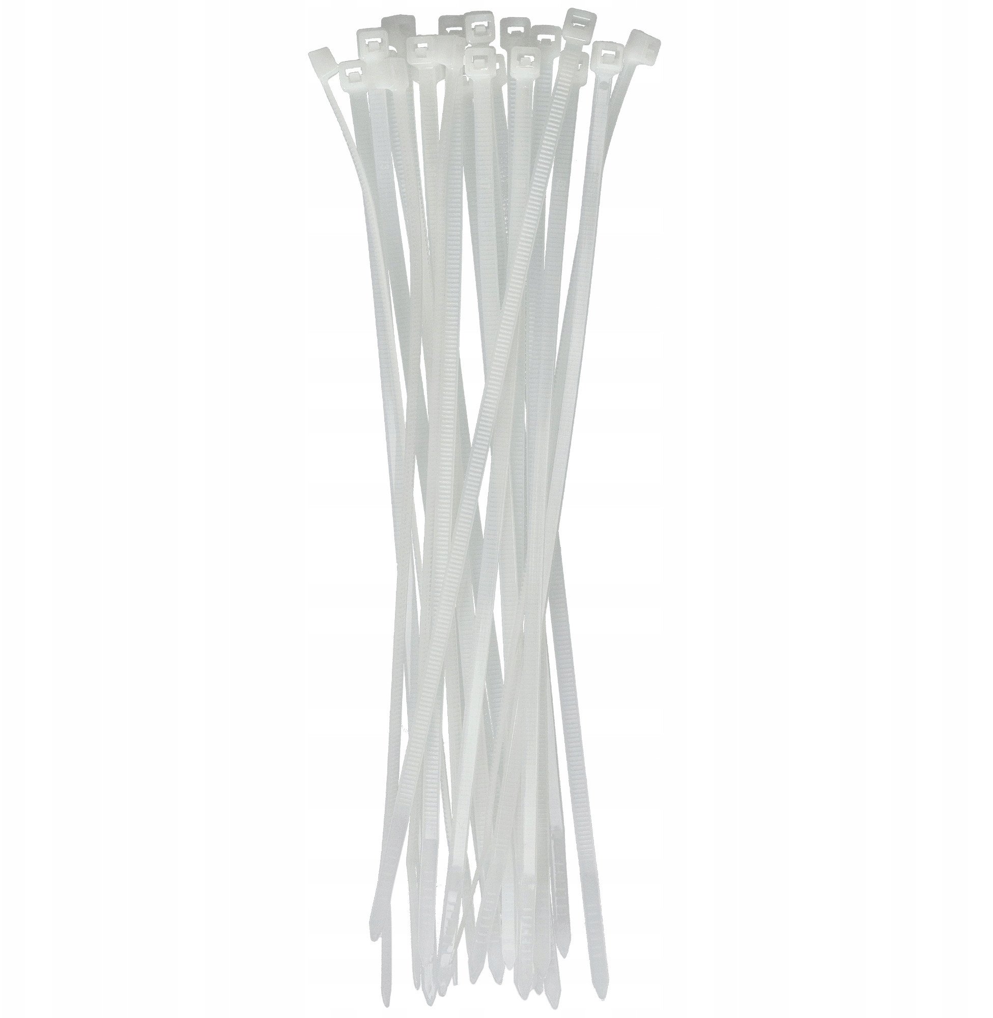 Lidhëse kabllosh Plastrol OK-2510B, 2.5×100 mm, të bardha