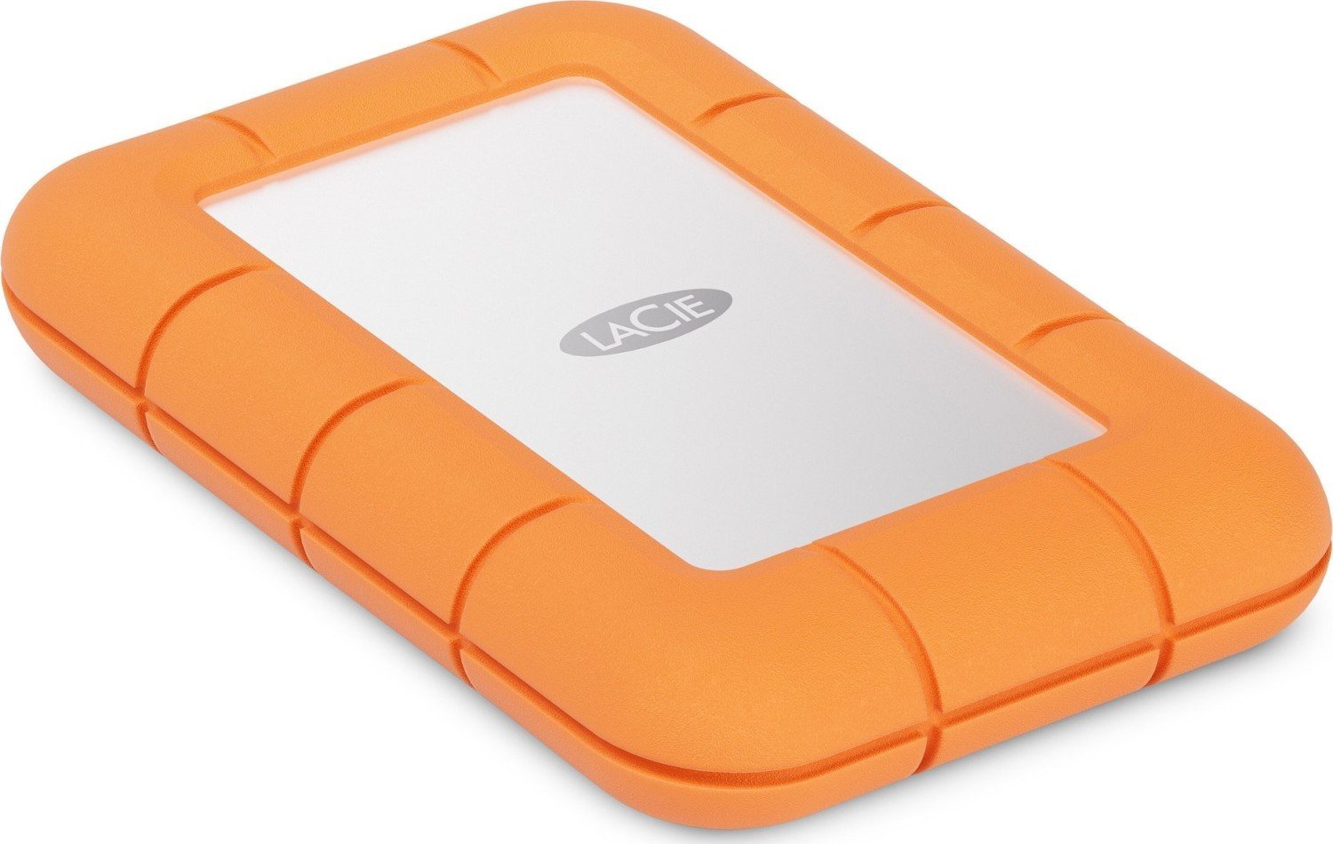 SSD i jashtëm LaCie Rugged Mini, 4TB, USB C, argjendtë portokalli