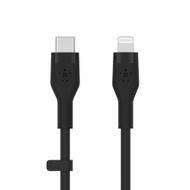 Kabllo silikoni Belkin Boost Charge USB-C - Lightning, 2m, e zezë