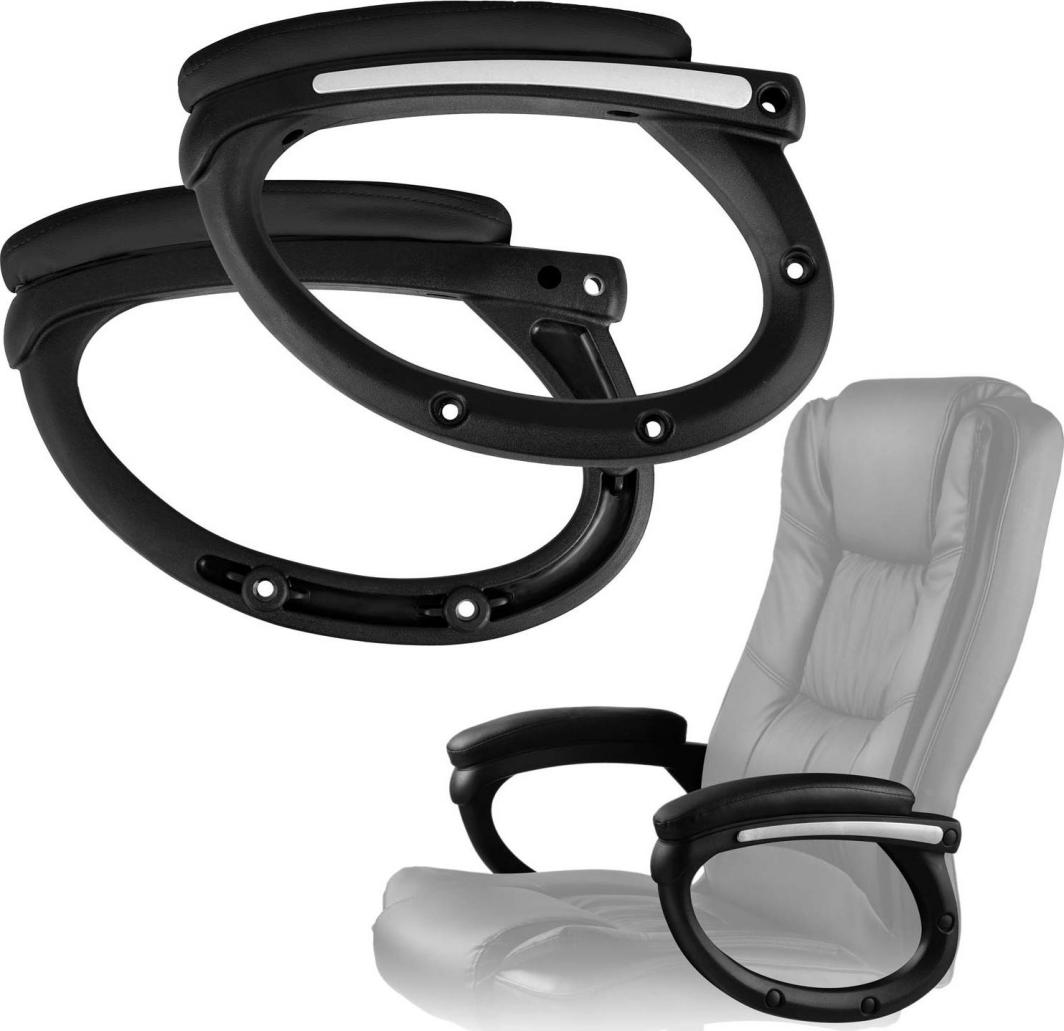 Mbështetëse krahësh Sofotel për karrigen Porto, e zezë