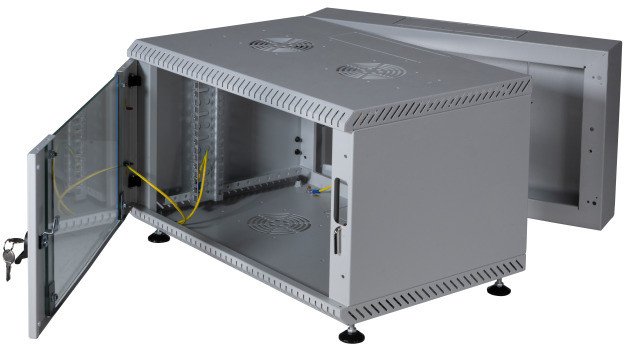 Rack muri EFB Elektronik 691606VGR.50, 6U, 19", gri