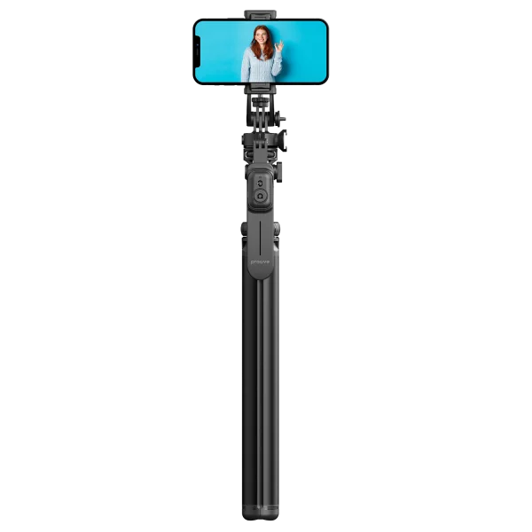 Tripod me stabilizues Proove Elevate X, 205 cm, me telekomandë, i zi