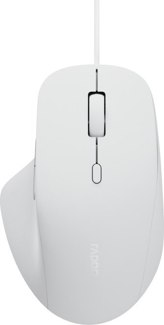 Maus Rapoo N500, USB, optik 3600 DPI, i bardhë