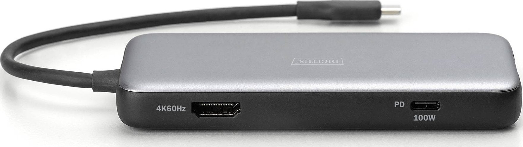 Doking станица Digitus USB-C, 7 порти, HDMI, сива