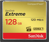 Мемориска картичка СанДиск Екстрим КомпактФлеш, 128GB, 120MB/s