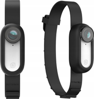 Rrip dore për kamerë SunnyLife Handle Mount Wrist Strap, për Insta360 GO 2, silikon, i zi