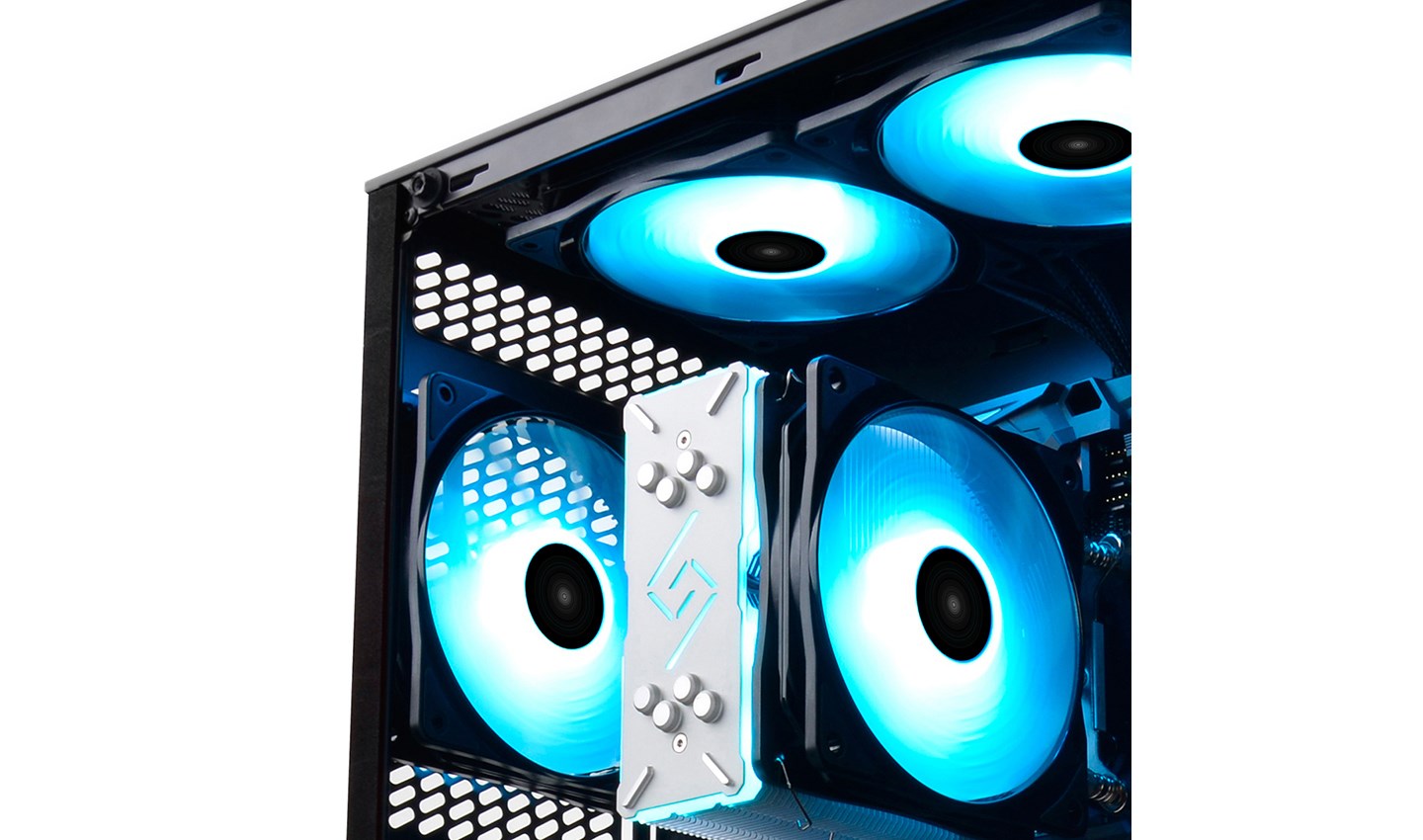 Ftohës Deepcool RF120, 3 copë, 12 cm, i zi