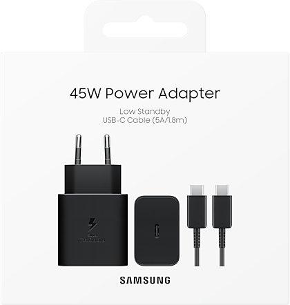 Karikues Samsung EP-T4511XBEGWW, 45W, USB Type C, i zi