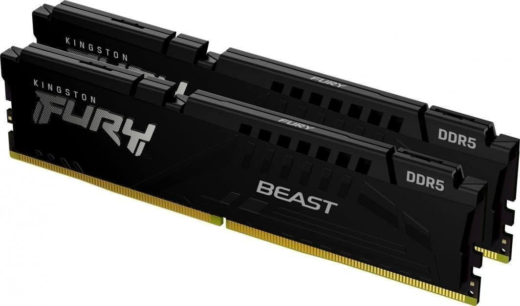 Memorie Kingston Fury Beast, DDR5, 32 GB, 6400 MHz, CL32, KF564C32BBK2-32