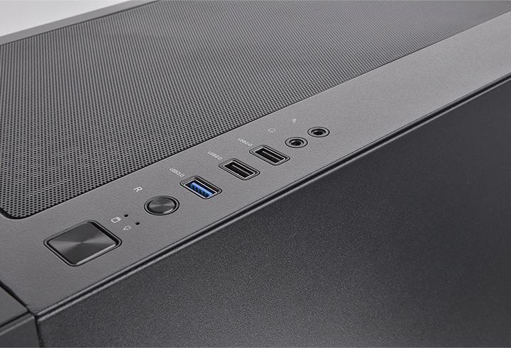 Kase kompjuteri Thermaltake H330 TG, xham i temperuar, ATX, e zezë