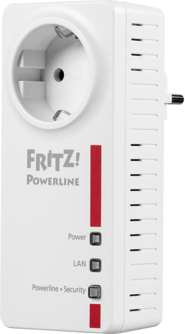Adapter Powerline AVM FRITZ! 1220E, 1200Mbps, 2x LAN, i bardhë