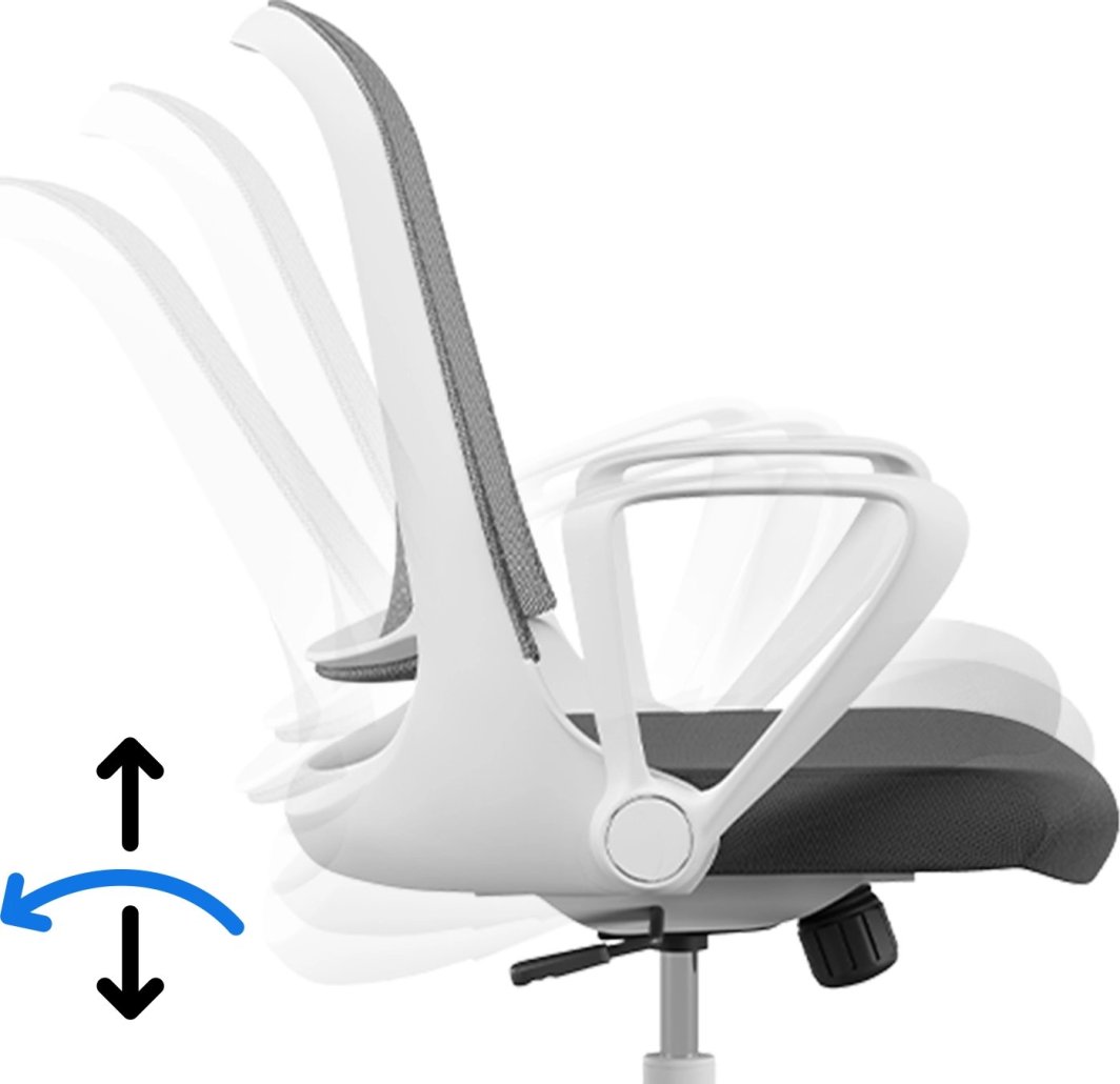 Karrige zyre SENSE7 Sopty, e bardhë/ hirtë