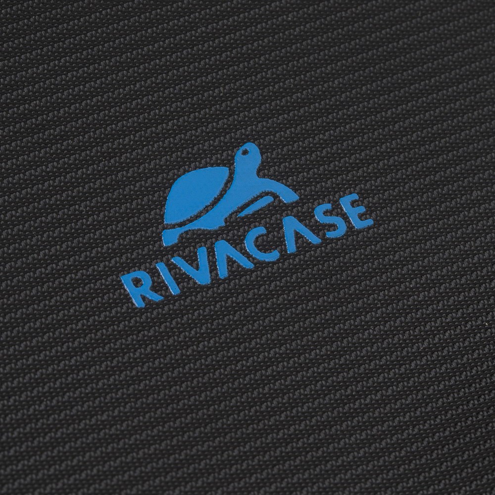 Çantë shpine për laptop RivaCase Regent, 17.3", e zezë / e kaltër