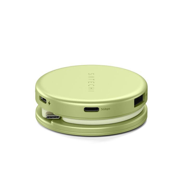 Satechi OntheGo 5-in-1 Multiport Adapter, Citrus