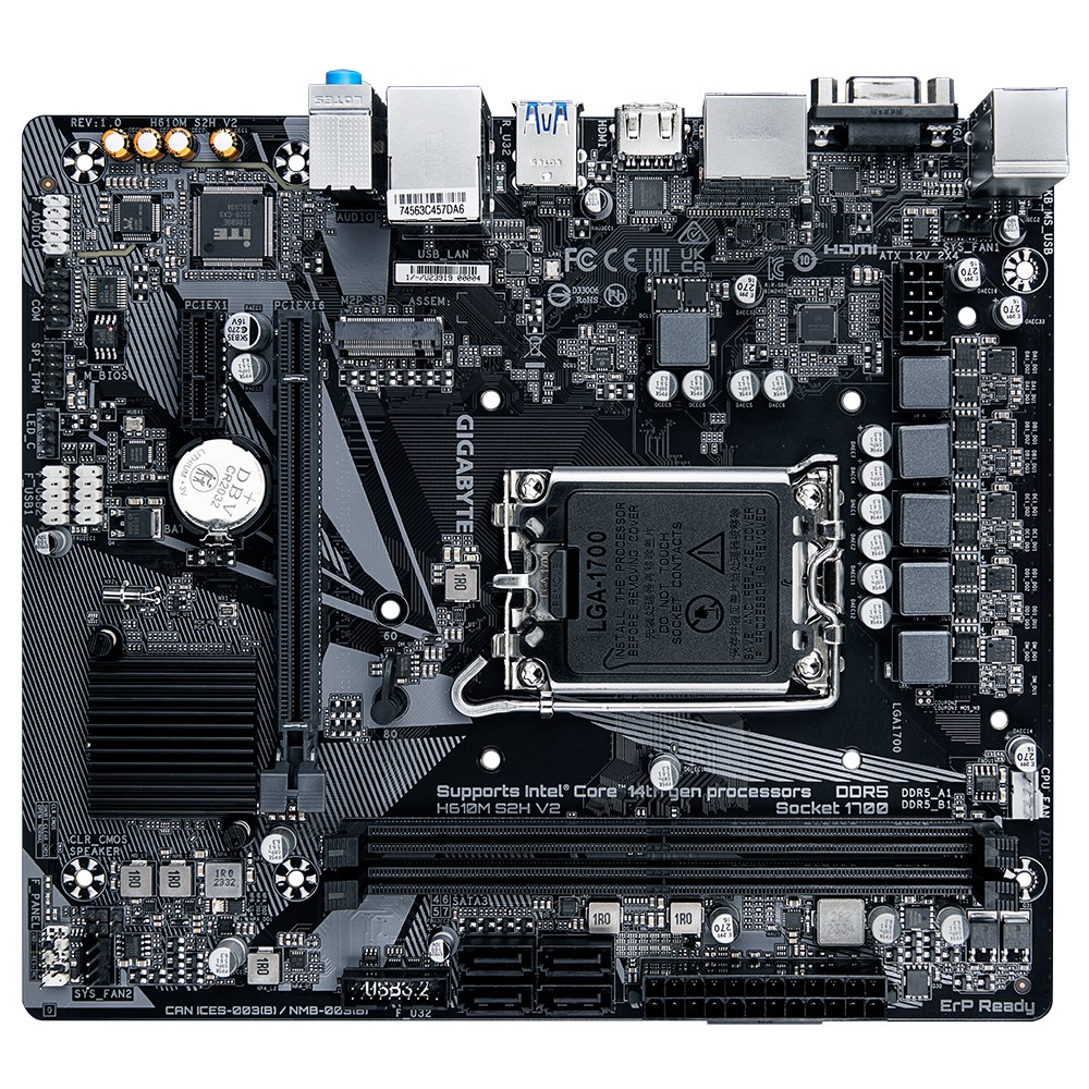 Pllakë amë GIGABYTE H610M S2H V2/LGA 1700