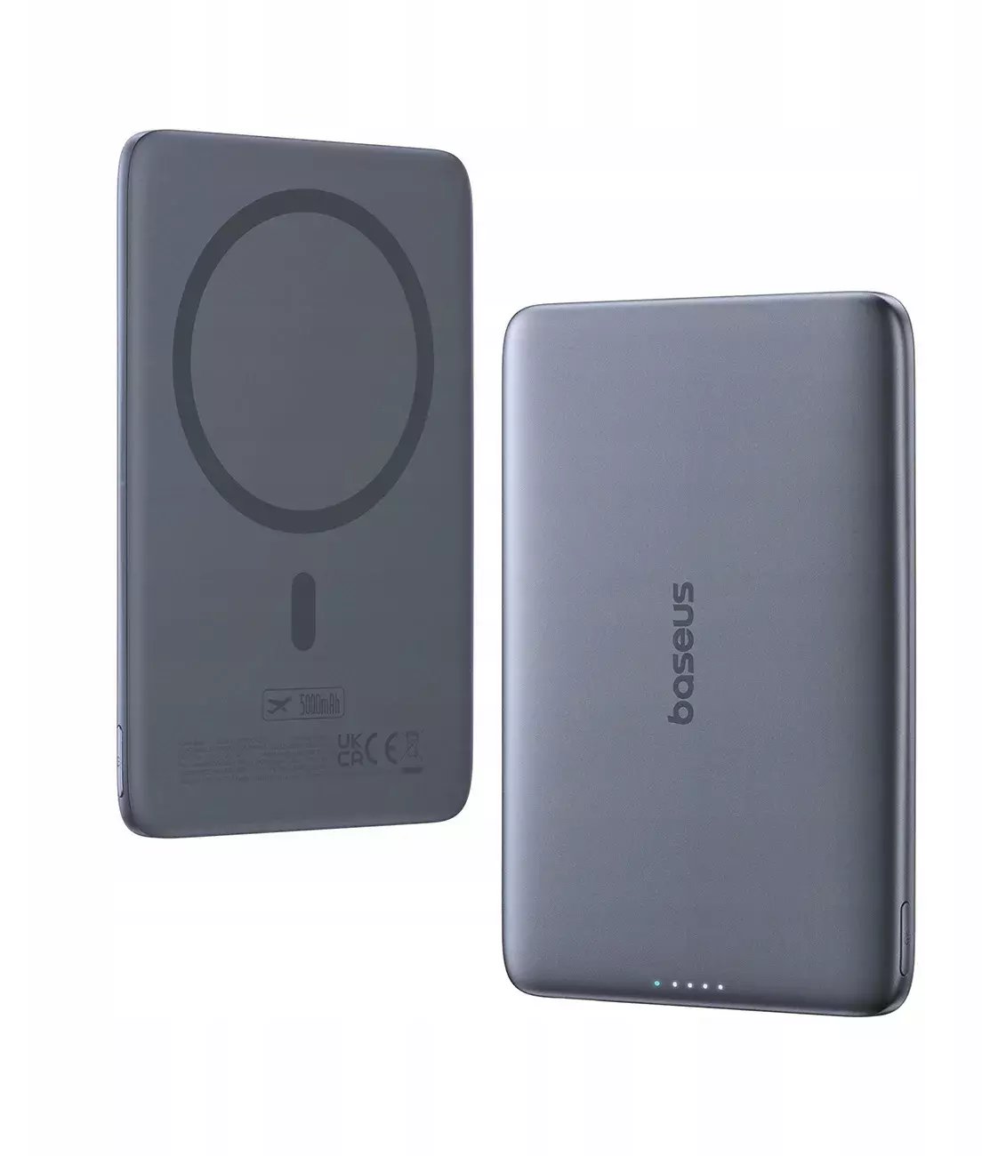 Power bank Baseus PicoGo AM41, 5000mAh, MagSafe 15W, gri