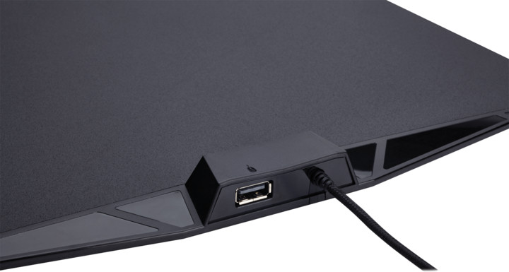 Mauspad CORSAIR Gaming MM800 RGB me drita anësore LED, i zi