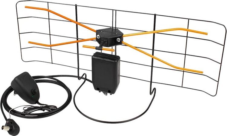 Antena e brendshme TV Blow 6615, aktive, me përforcues sinjali, e zezë