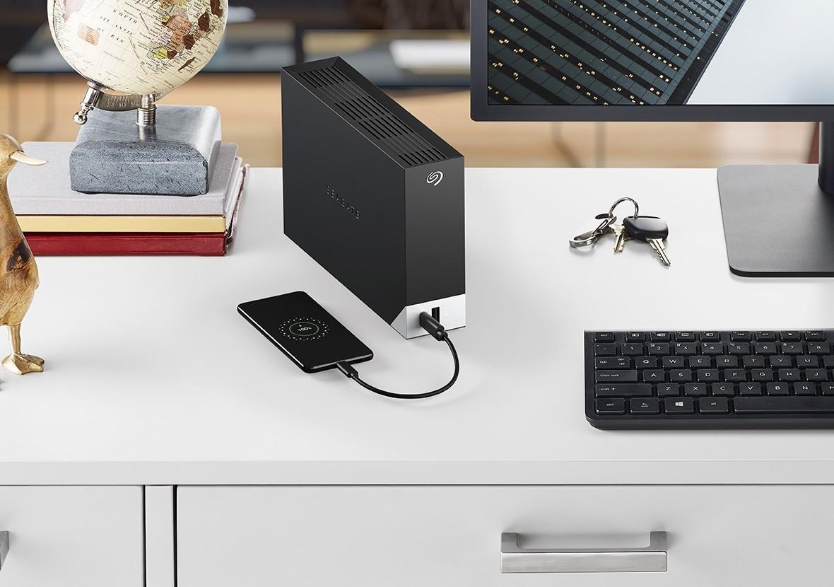 Hard disk i jashtëm Seagate One Touch Desktop Hub, 6TB, USB 3.0 USB C, i zi