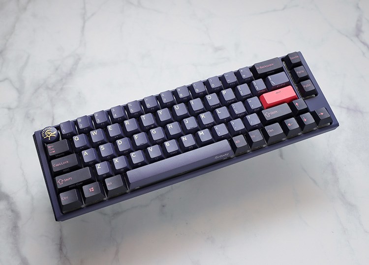 Tastierë për lojëra Ducky One 3 Cosmic Blue SF, Cherry MX Blue, RGB LED, e kaltër e errët