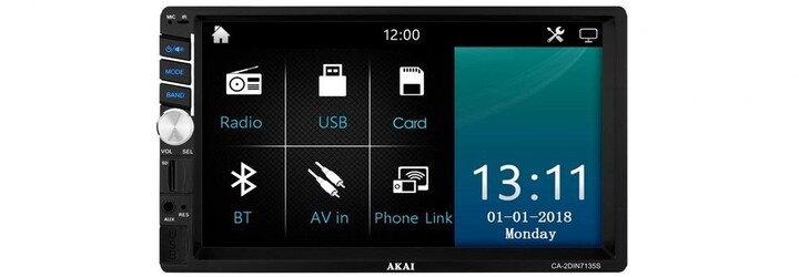 Radio makine AKAI CA-2DIN7135S