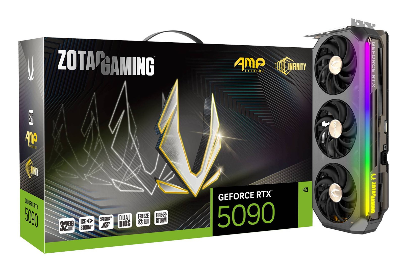 Kartelë grafike Zotac GAMING GeForce RTX 5090 AMP Extreme INFINITY NVIDIA, 32 GB GDDR7