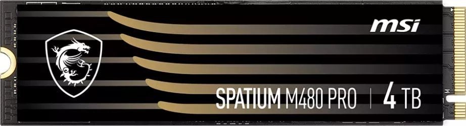 Disk SSD MSI Spatium M480 Pro, 4TB, M.2 2280 PCI-E x4 Gen4 NVMe