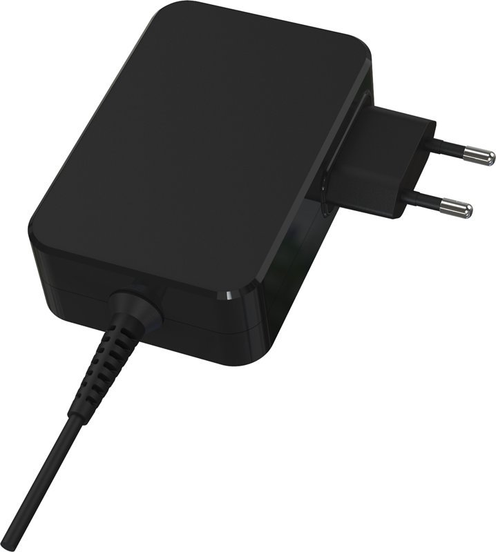 Karikues për laptop LC-Power LC-NB-GAN-90-C, 90W, GaN, i zi