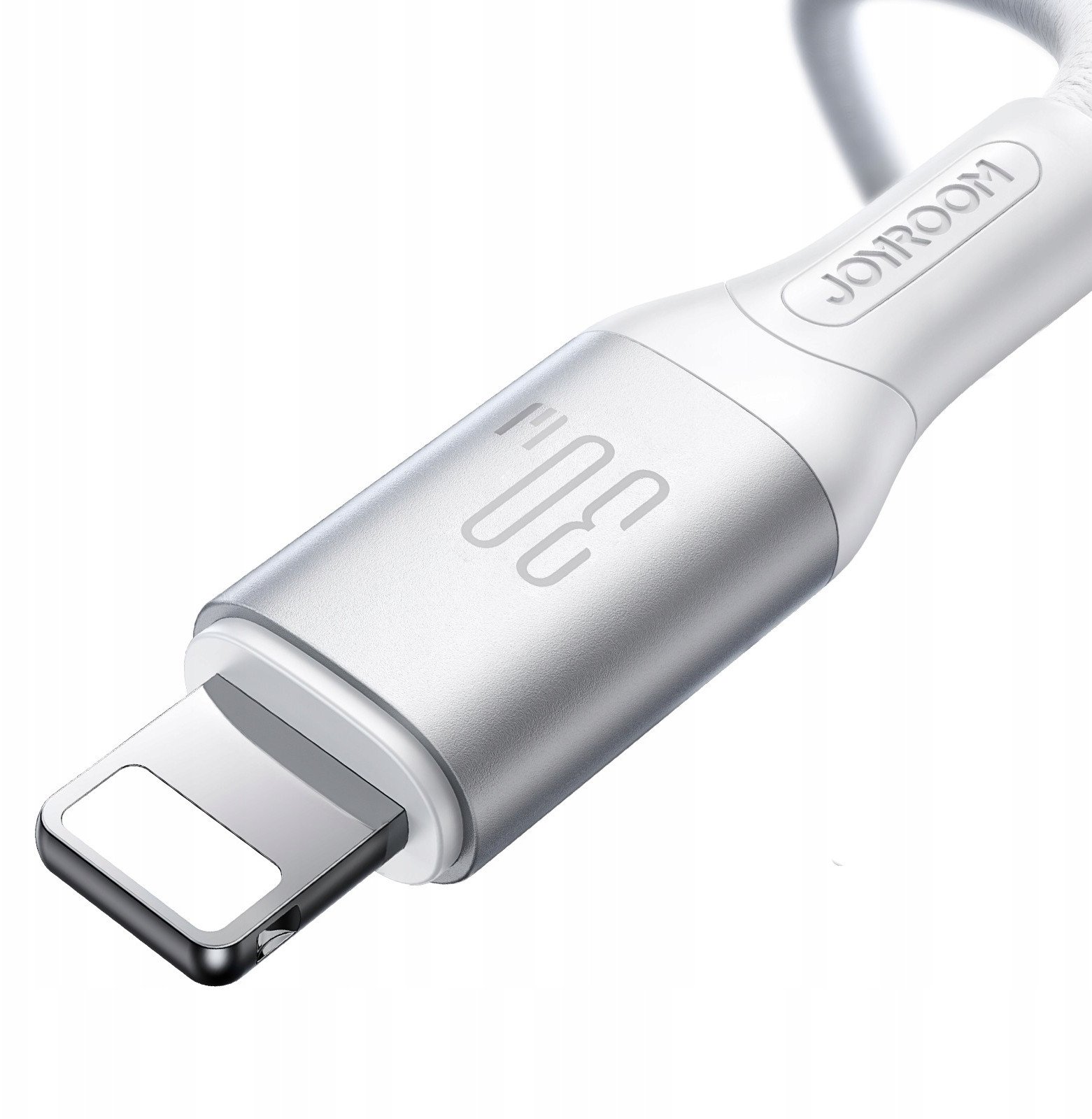 Kabllo USB Joyroom Flash Series, USB C në Lightning, 2m, 30W, e bardhë
