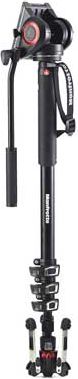 Monopod Manfrotto XPRO MVMXPRO500, me kokë video, profesional, i zi