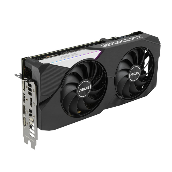 Kartelë grafike ASUS Dual GeForce RTX 3060 Ti V2 MINI OC Edition NVIDIA, 8 GB GDDR6