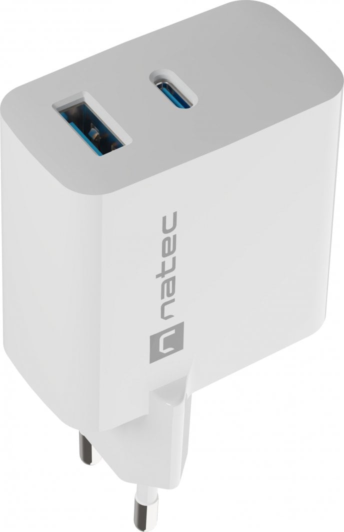 Karikues Natec Ribera 1x USB-A 1x USB-C 3.25 A (NUC-2144)