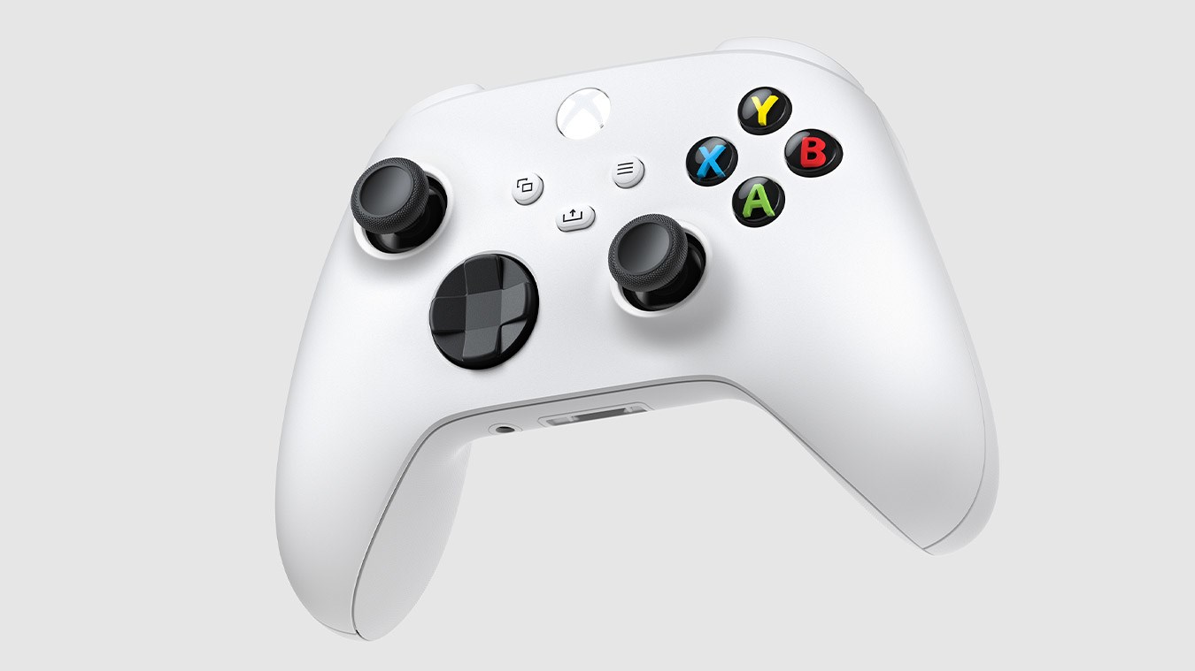 Kontroller Microsoft Xbox Robot White, pa kabllo, i bardhë