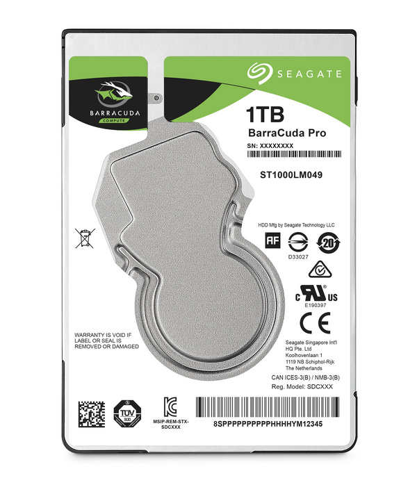 Disk Seagate Barracuda Pro, 2.5", 1TB, SATA III, i argjendtë