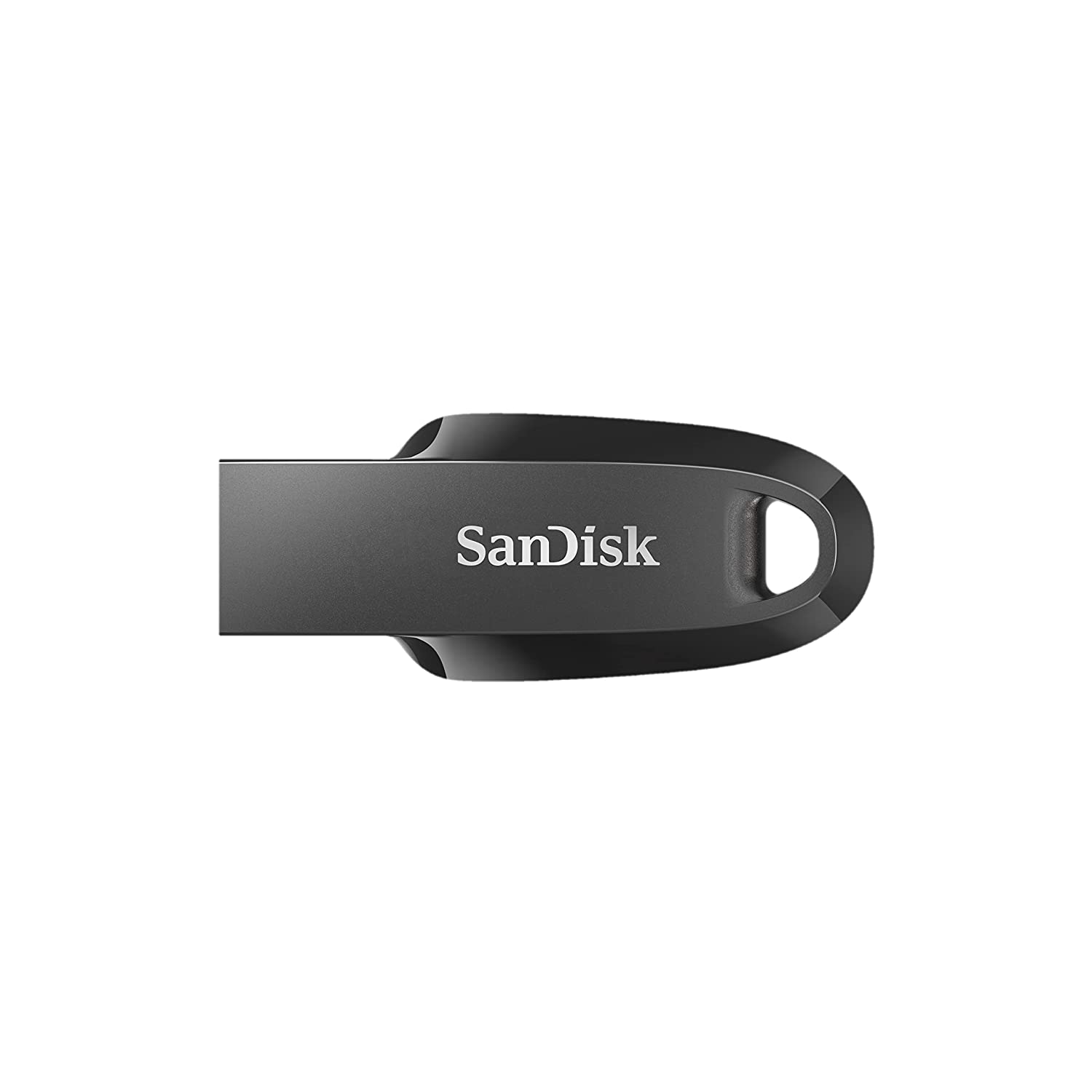 USB Sandisk Ultra Curve, 128GB, 3.2, e zezë