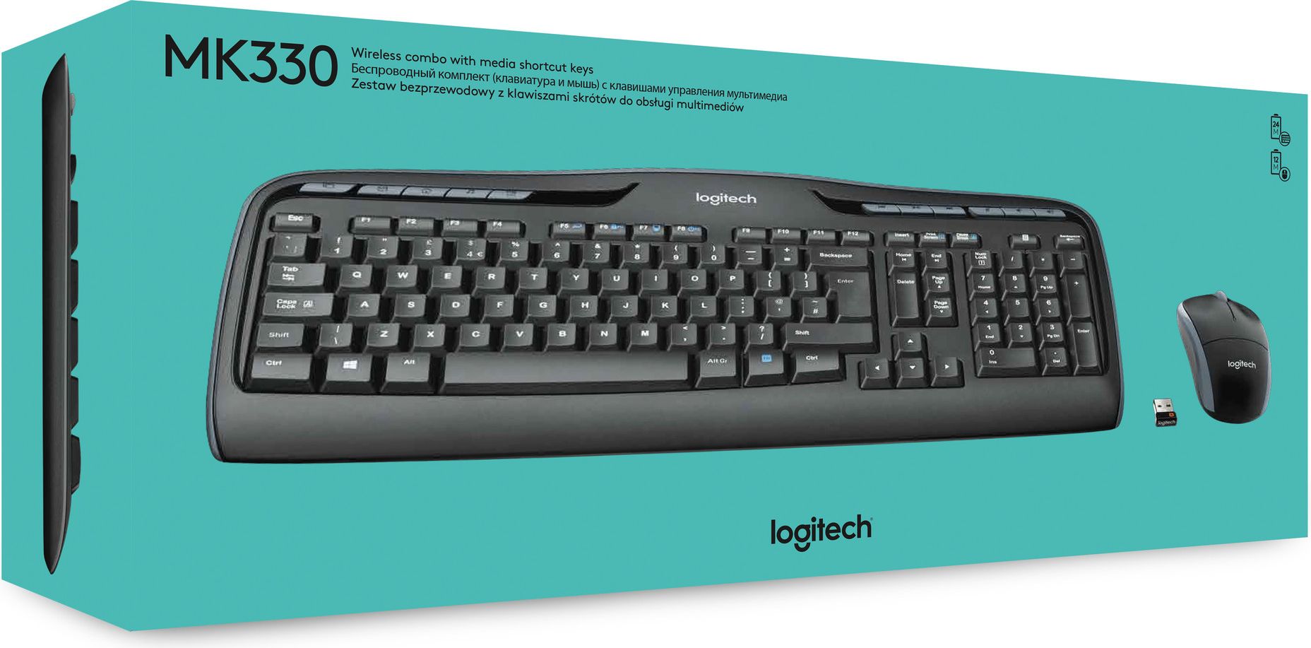 Set tastierë + maus Logitech MK330 (920-008533)