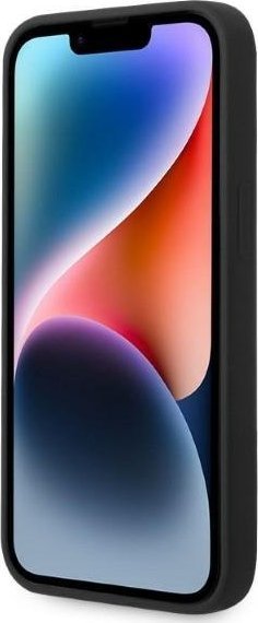 Mbështjellës telefoni Karl Lagerfeld Silicone MagSafe për iPhone 14 Plus, silikon, me magnet MagSafe, i zi